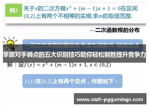 掌握对手弱点的五大识别技巧助你轻松制胜提升竞争力
